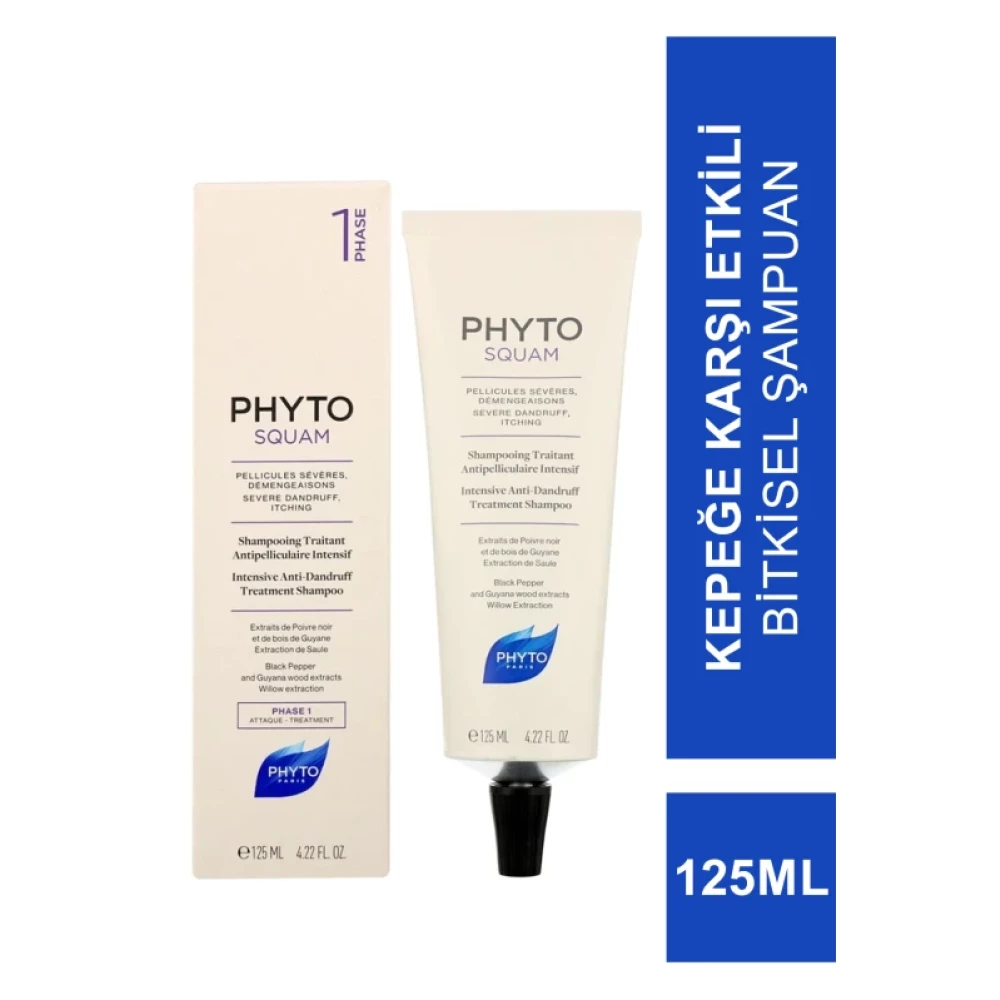 Phyto Phytosquam Intense 125Ml Kepeğe Karşı Etkili Yoğun Düzenleyici Şampuanı Şampuan ve Saç Kremi Fiyatı