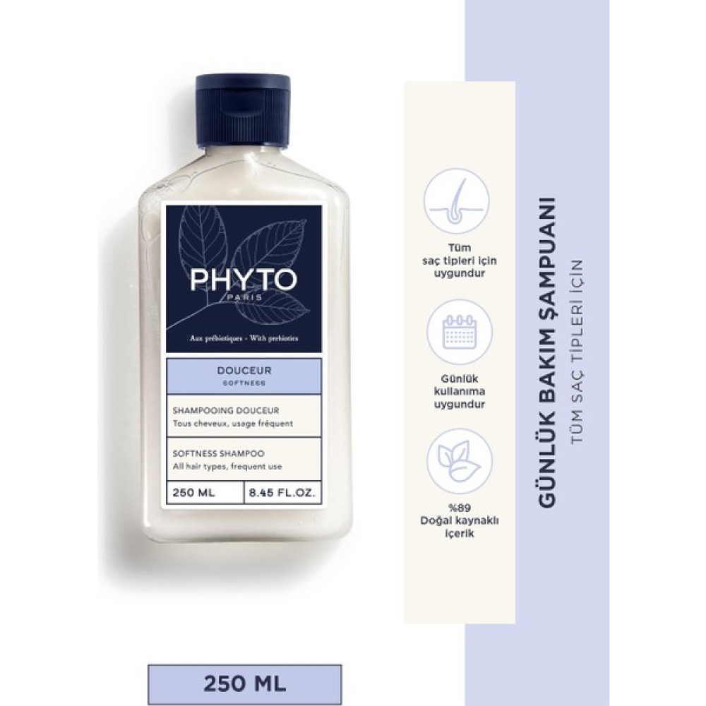 Phyto Softness Shampoo Tüm Saç Tipleri Için Günlük Bakım Şampuanı 250 ml Şampuan ve Saç Kremi Fiyatı