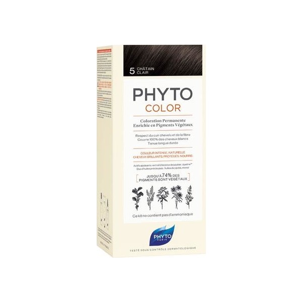 Phytocolor 5 Açık Kestane Amonyaksız Kalıcı Bitkisel Saç Boyası Krem Formda Canlı Renkler Saç Boyası Fiyatı