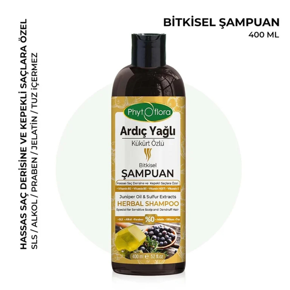 Phytoflora Ardıç Yağlı Kükürt Özlü Bitkisel Şampuan 400 Ml Şampuan ve Saç Kremi Fiyatı