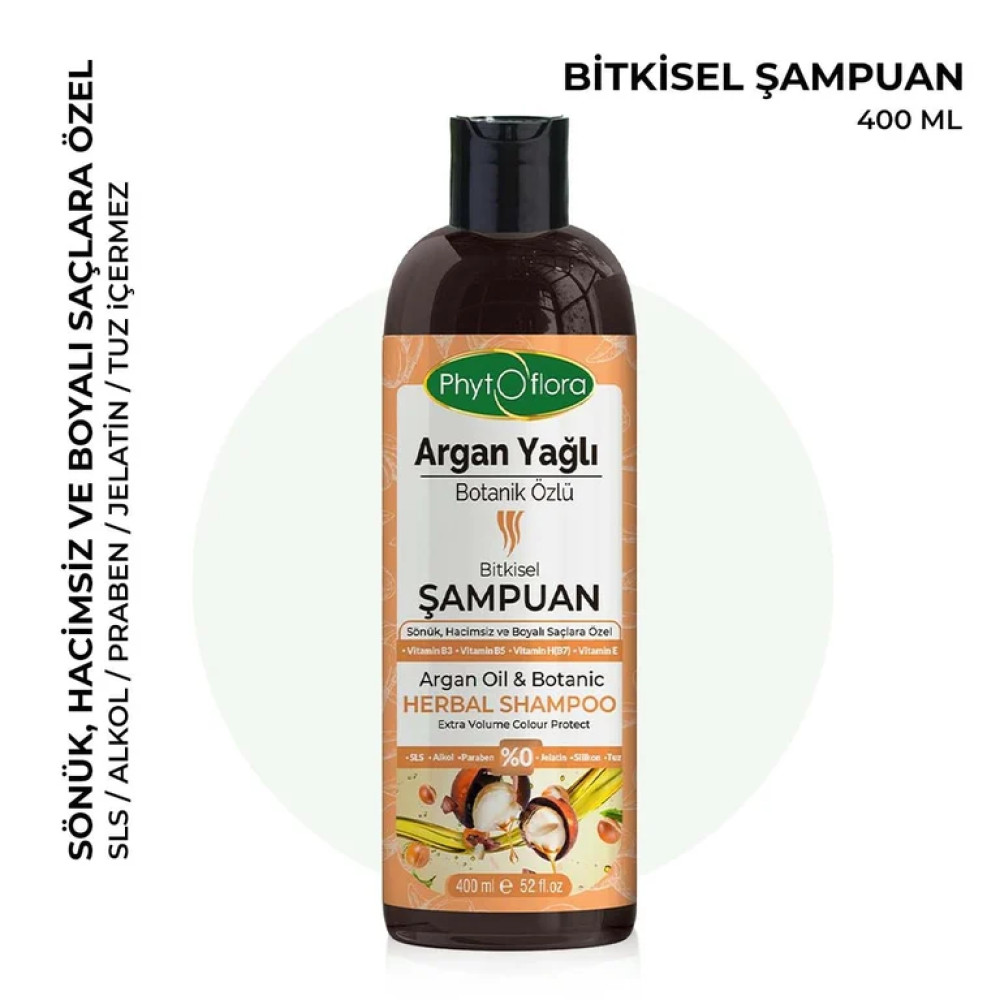 Phytoflora Argan Yağlı Botanik Özlü Bitkisel Şampuan 400 Ml Şampuan ve Saç Kremi Fiyatı