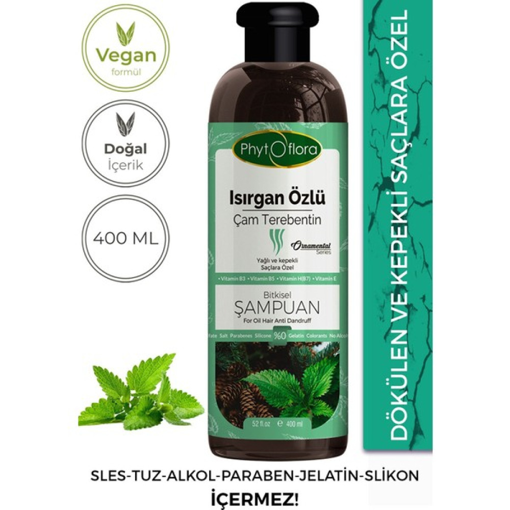 PHYTOFLORA Tuzsuz Yağlı ve Kepekli Saçlara Özel Isırgan Özlü Bitkisel Şampuan Şampuan ve Saç Kremi Fiyatı