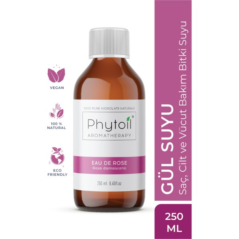 Phytoil Gül Suyu- Saç, Cilt ve Vücut Bakım Bitki Suyu- Phytoıl Eau De Rose 250 ml Oto Boyaları Fiyatı