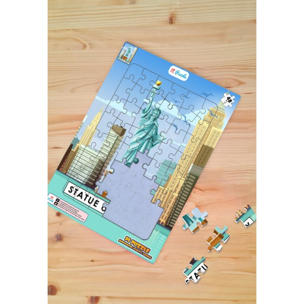 Pi Canlanan Puzzle - Statue Of Liberty - Özgürlük Anıtı (Sürpriz Pırıl ) Eğitici Oyuncak Fiyatı