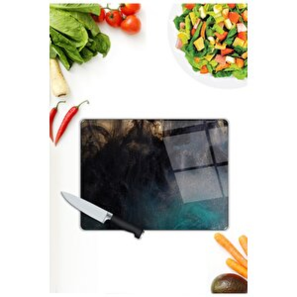 Pi Dekorasyon Gökyüzü | Cam Kesme Tahtası | 25 Cm X 35 Cm Kesme Tahtaları / Kesim Tablaları Fiyatı