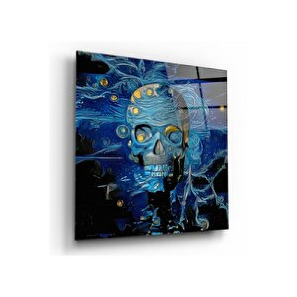 Pi Dekorasyon Kuru Kafa Cam Tablo 120x120 cm Tablo & Poster Fiyatı