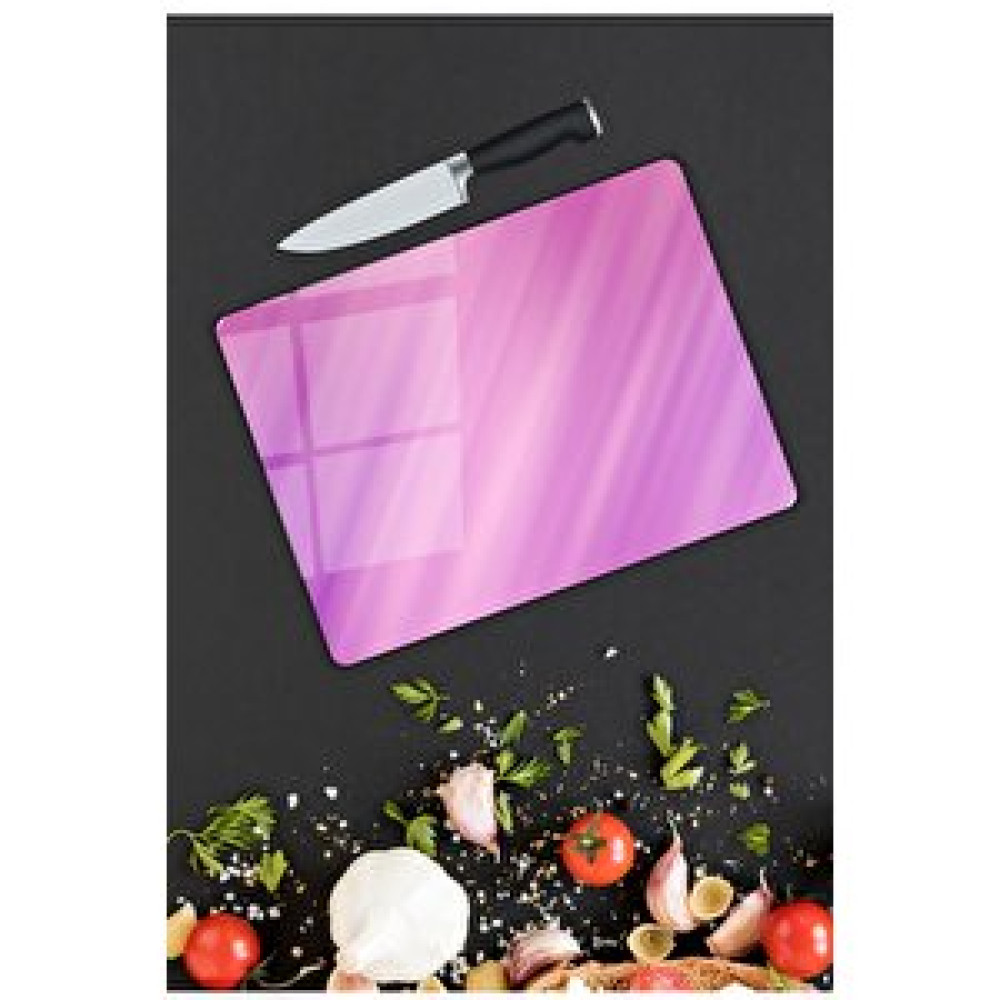 Pi Dekorasyon Mor Cam Kesme Tahtası 25 Cm X 35 Cm Kesme Tahtaları / Kesim Tablaları Fiyatı