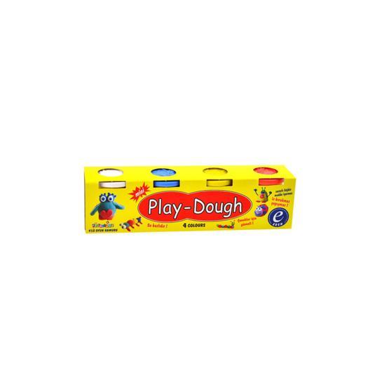 Pi İthalat Büyük Boy Play Dough 4 Renkli Buğday Unu Oyun Hamuru
