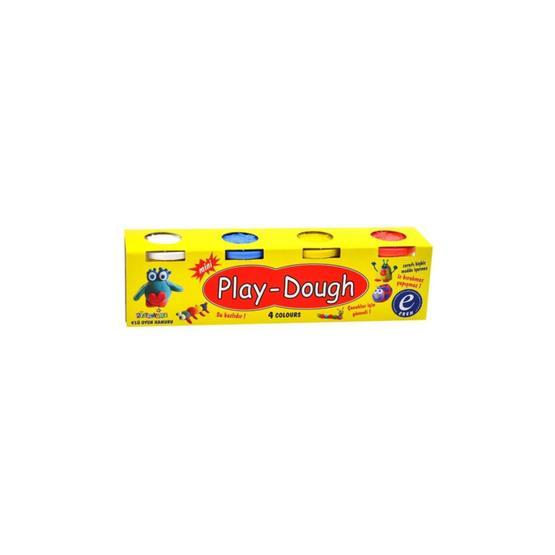 Pi İthalat Küçük Boy Play Dough 4 Renkli Buğday Unu Oyun Hamuru