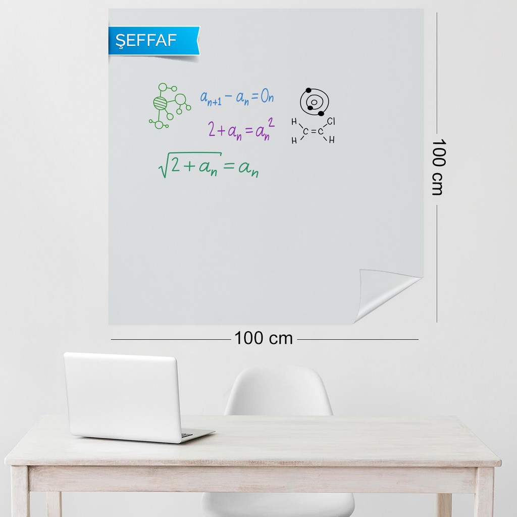 Pi Papers Akıllı Kağıt - 100x100 Cm Şeffaf, 2 Adet Pratik, Kullanışlı, Yazılıp Silinen Yazı Tahtası - 100 x 100 cm SSD / Solid State Drive Fiyatı