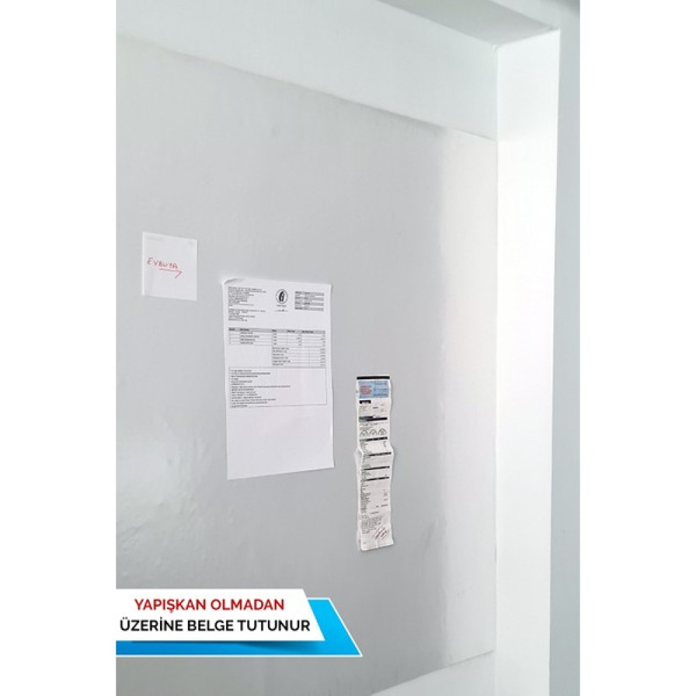 Pi Papers Akıllı Kağıt - 120x150 Cm Beyaz, 2 Adet Elektrostatik Elektriklenme Ile Tutunan Sihirli Tahta - 150 x 120 cm Yazı Tahtası Kalemi Fiyatı