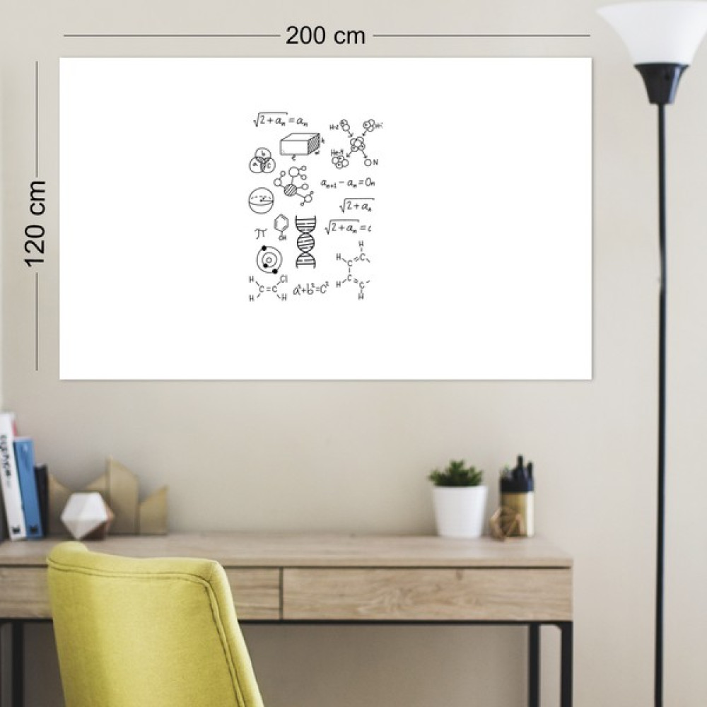 Pi Papers Akıllı Kağıt - 120x200 Cm Beyaz, 2 Adet Elektrostatik Özellikle Tutunan İnovatif Yazı Tahtası - 120 x 200 cm Yazı Tahtası Kalemi Fiyatı