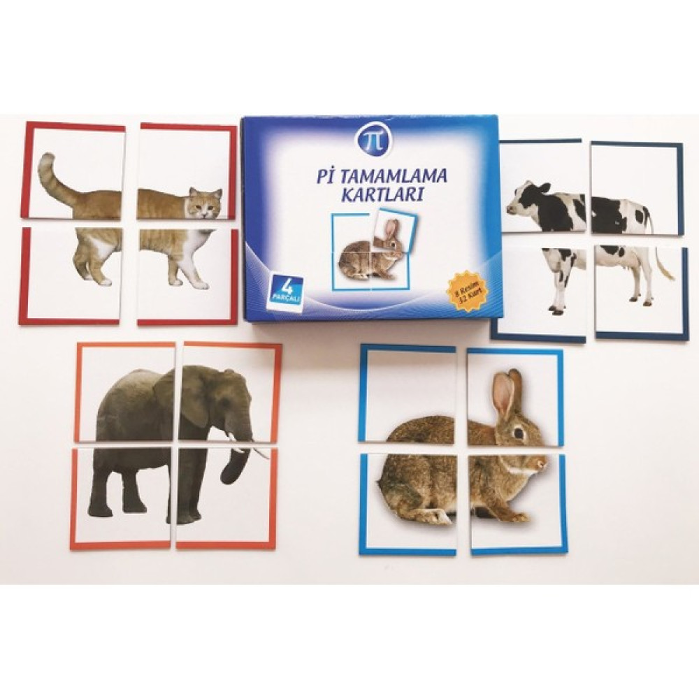 Pi Tamamlama Kartları (4 Parçalı) Diğer Fiyatı