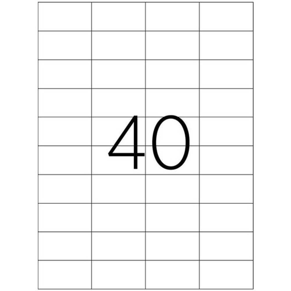 Pia Etiket Pia Lazer Etiket TW-2040 100 A4 Sayfa Laser Etiket 52.5 x 29.70 mm Boyutunda 1 A4 Sayfada 40 Etiket Etiket Makinesi Fiyatı