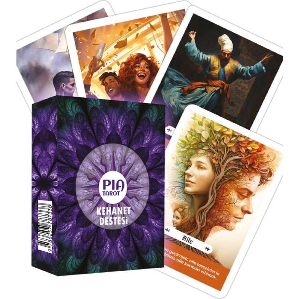 Pia Tarot Kehanet Destesi Açıklamalı 47 Kart Kutulu Set Astroloji - Fal - Rüya Tabirleri Fiyatı