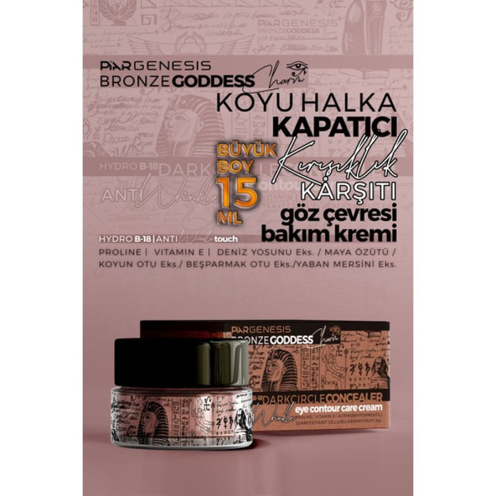 Piar Genesis Bronze Goddess Koyu Halka Kapatıcı Kırısıklık Karşıtı Göz Çevresi Bakım Kremi 15 ml Göz Kremi Fiyatı