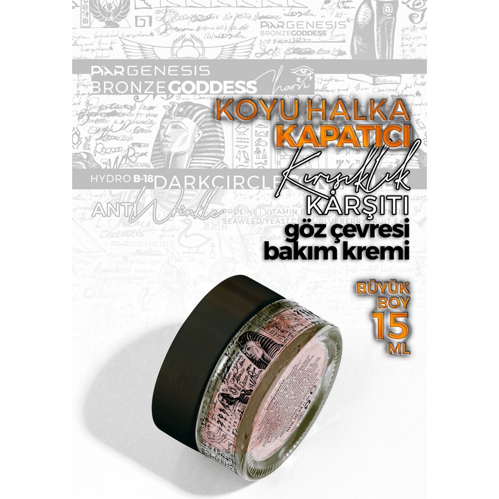 Piar Genesis Bronze Goddess Koyu Halka Kapatıcı Kırısıklık Karşıtı Göz Çevresi Bakım Kremi 15 ml Diğer Fiyatı
