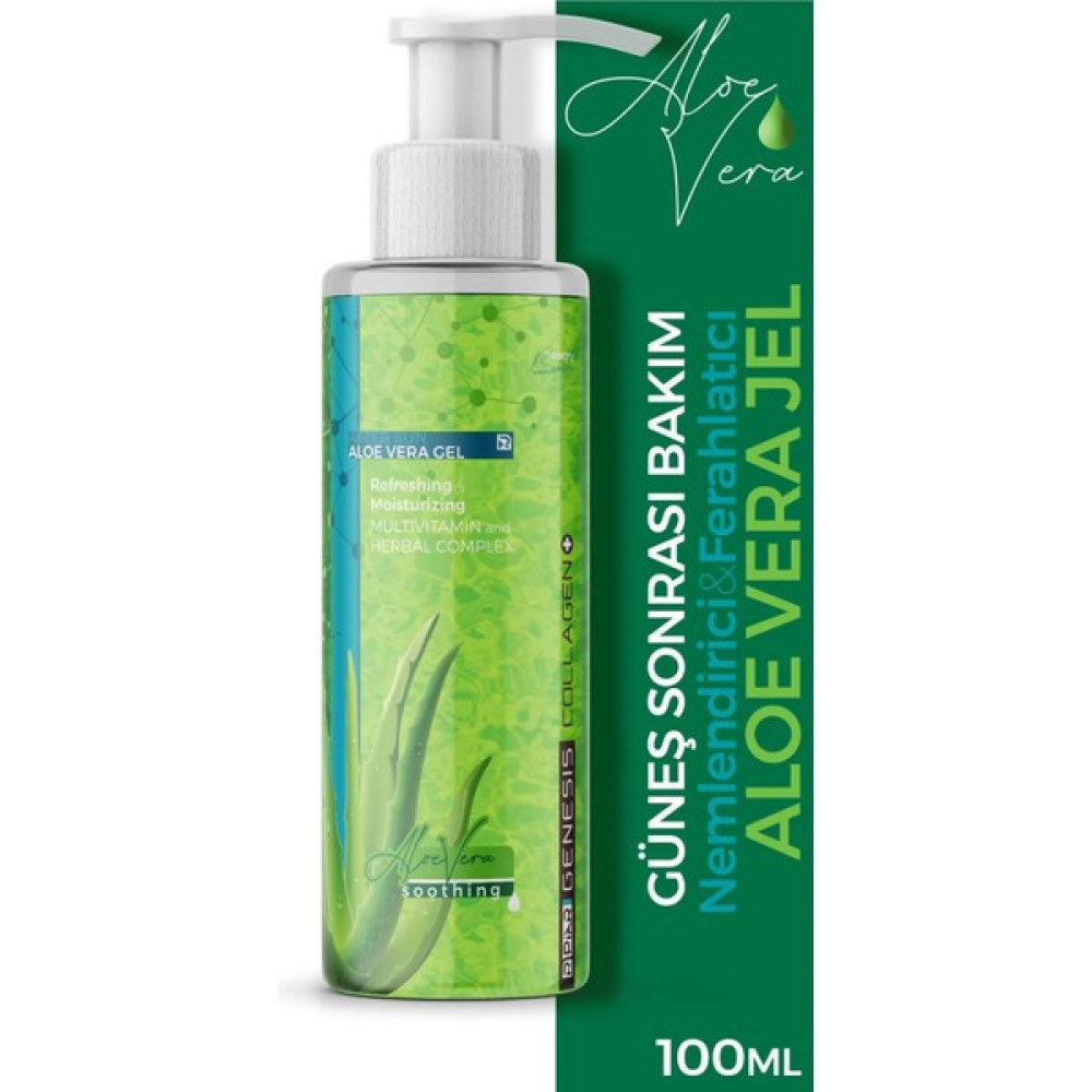 Piar Genesis Collagen Nemlendirici / Ferahlatıcı After Sun Aloe Vera Gel 100 ml Güneş Sonrası Kremler ve Losyonları Fiyatı