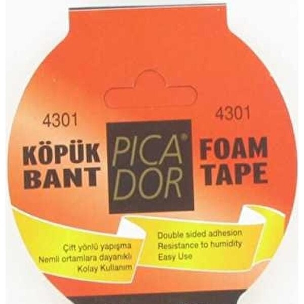 Picador  19 X 5  Çift Taraflı Köpük Bant Selobant Fiyatı