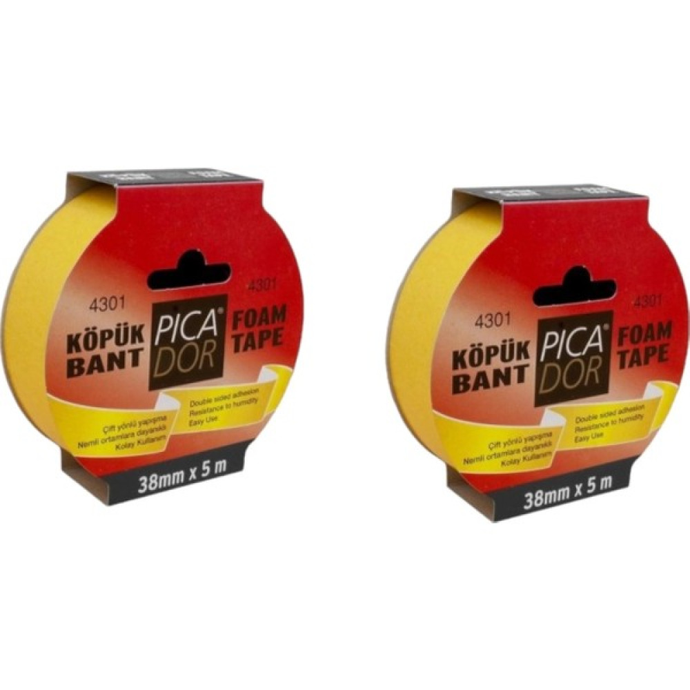 Picador 4300 Pe Köpük Hotmelt Askılı (5 mt * 38 Mm) ( 2 Adet ) Oto Boyaları Fiyatı