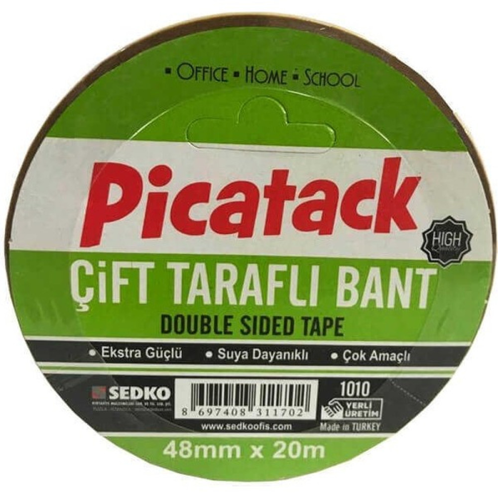 Picador Çift Taraflı Bant 48 mm x 20 M KZ026 Picatack Oto Boyaları Fiyatı