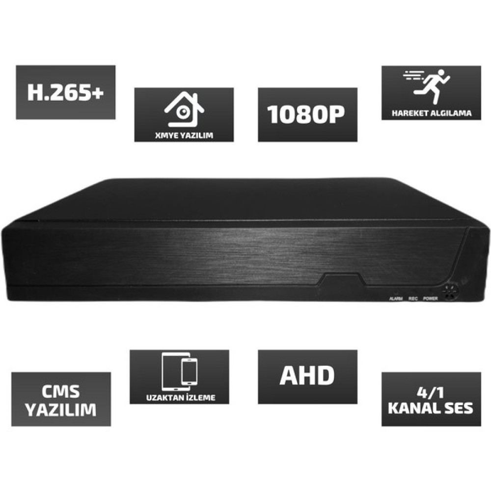 Picam 4 Kanal AHD DVR 1080N Xmeye Hibrit Kayıt Cihazı Güvenlik Sistemi Kayıt Cihazı Fiyatı