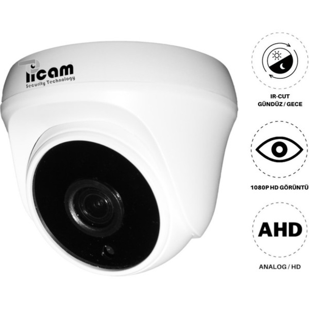 Picam 5mp Sony Lensli 1080p 6 Atom Led Gece Görüşlü Plastik Kasa Fullhd Güvenlik Kamerası - Beyaz Güvenlik Kameraları Fiyatı