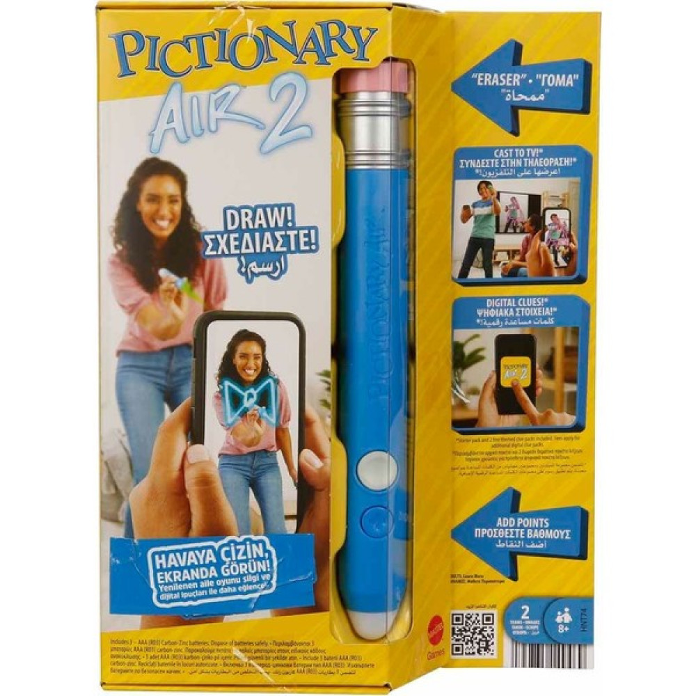 Pictionary Air Aile Çizim Oyunu, Akıllı Cihazlara Bağlanır, 8 Yaş ve Üzeri İçin GXD36 Oyun Takımları Fiyatı