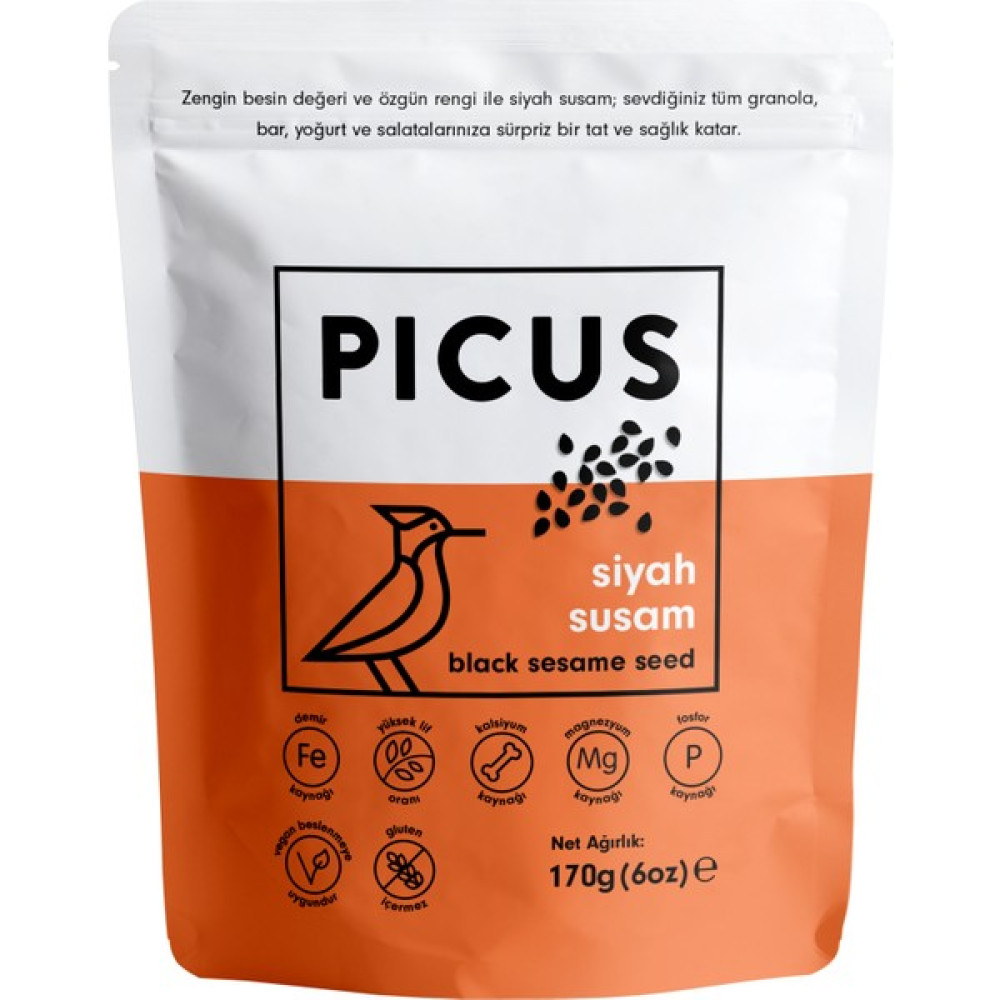 Picus Siyah Susam 170 gr Baharat Fiyatı