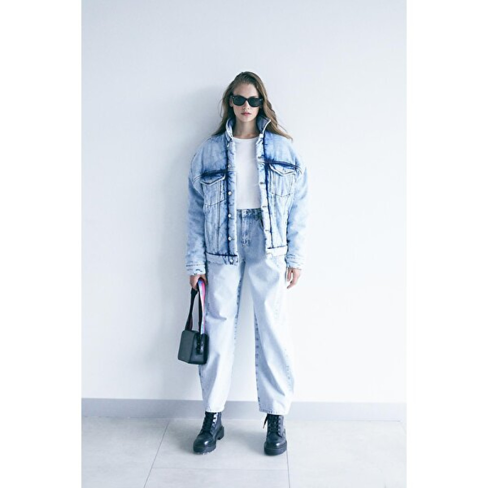 Pieces Of Melon Acik Mavi Wide Leg Baggy Fit Jeans Bayan Jeans / Kot Pantolon Fiyatı