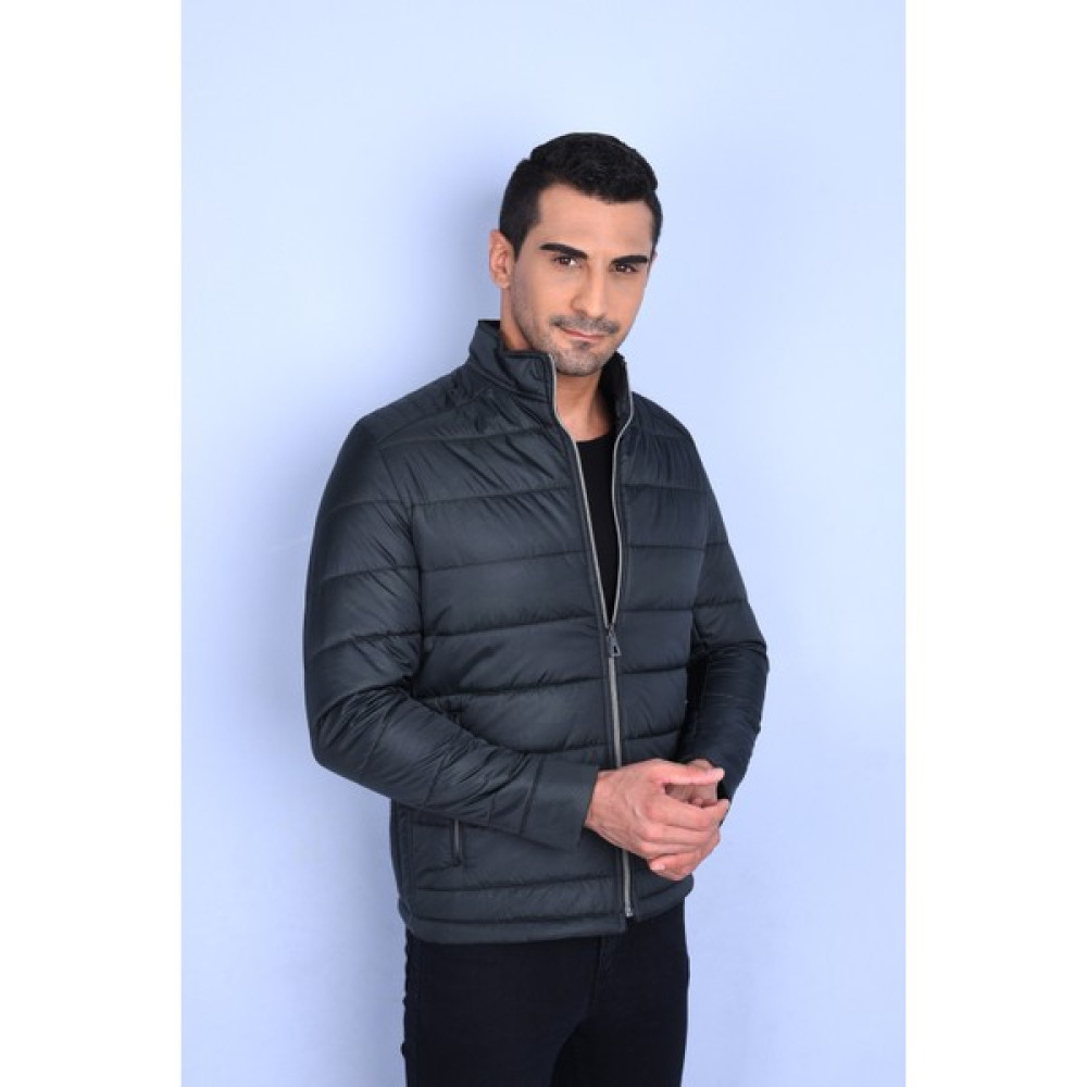 Pier Calvin Erkek Siyah Kamuflaj Desenli Spor Şişme Mont Erkek Mont Fiyatı