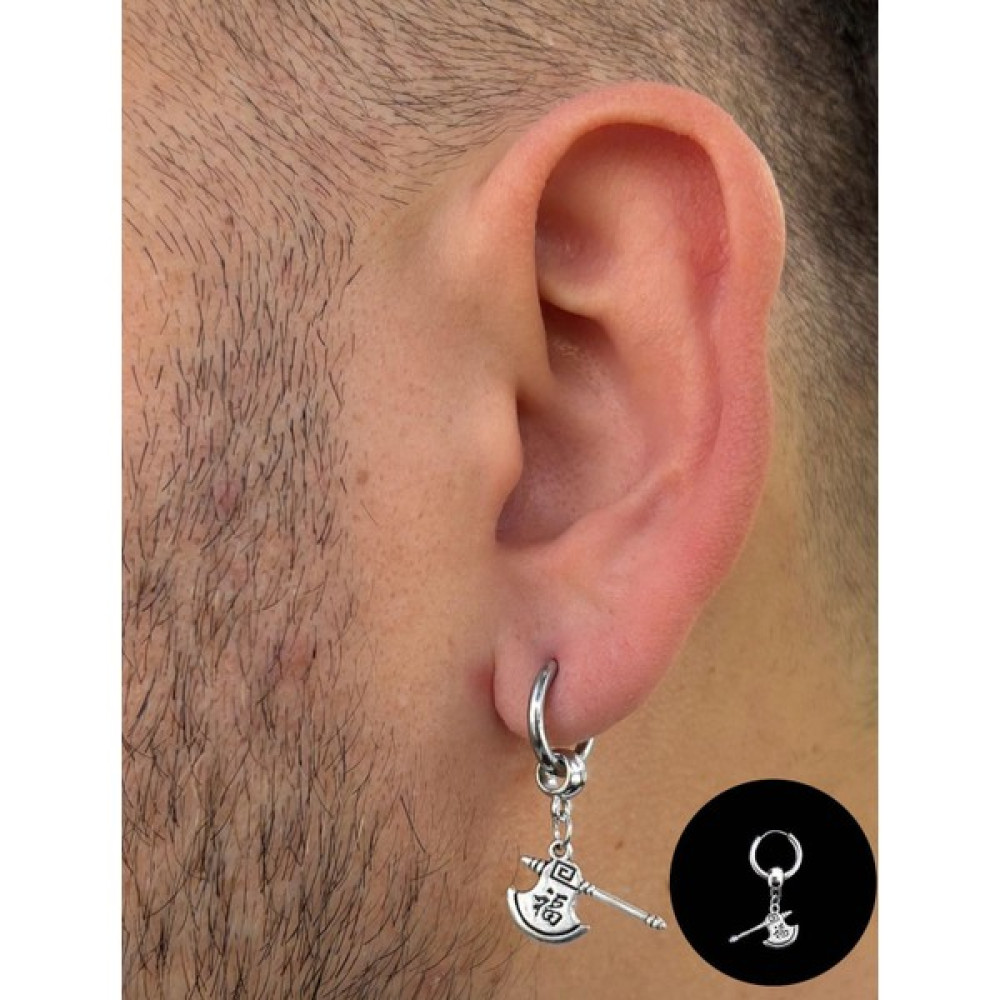 Piercing Market Erkek Çelik Halka Sallantılı Balta Küpe Küpeler Fiyatı