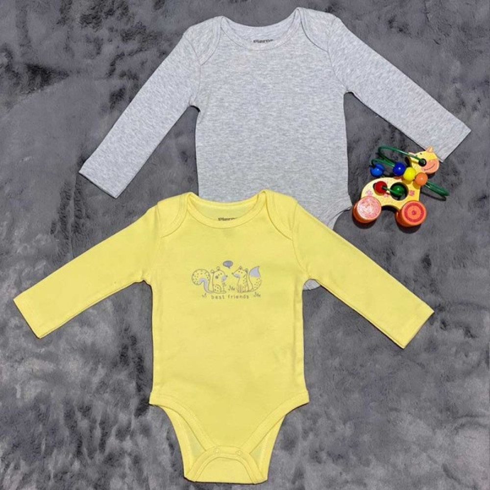 Pieros Baby 0003 Erkek Bebek 2'li Badi Bebek Body Fiyatı