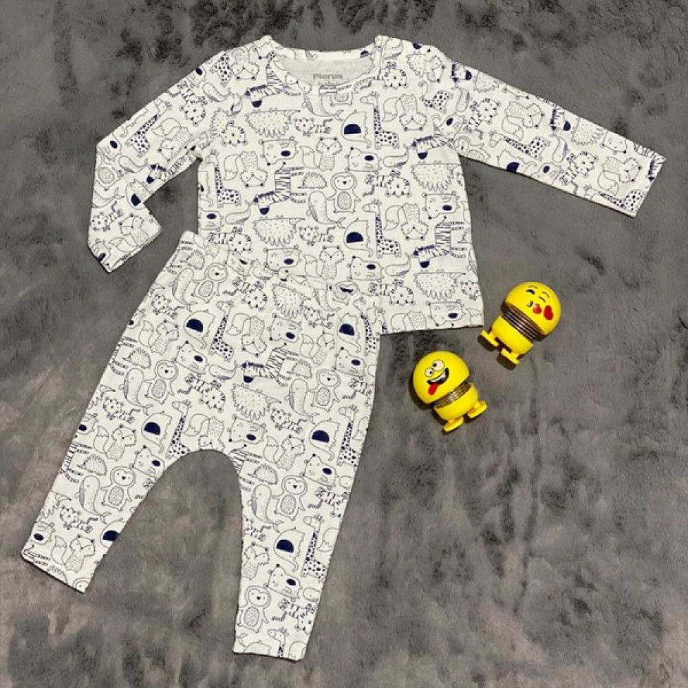 Pieros Baby 0004 Erkek Bebek 2'li Takım Bebek Giysi Takım Fiyatı