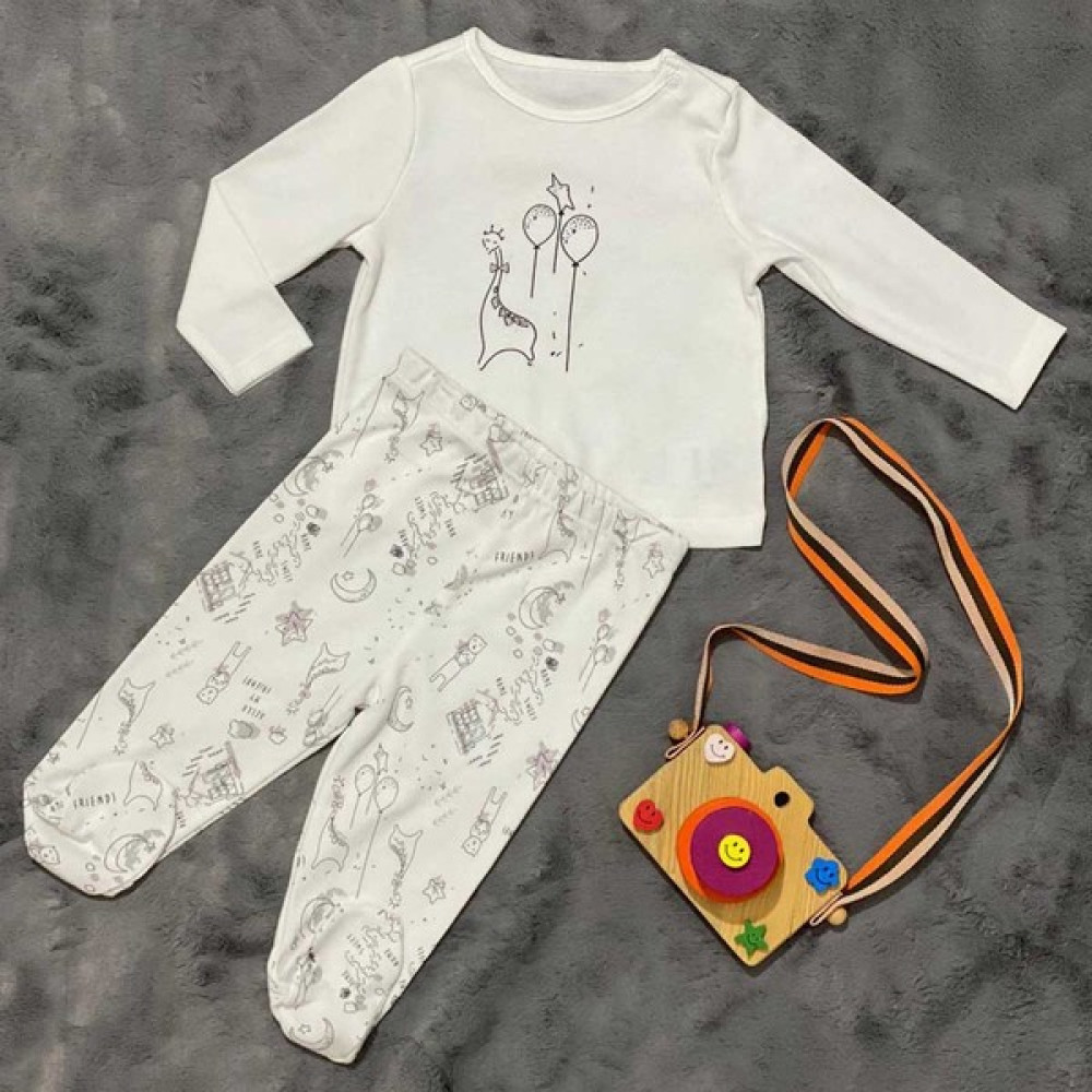 Pieros Baby 0035 Kız Bebek 2'li Takım Bebek Giysi Takım Fiyatı