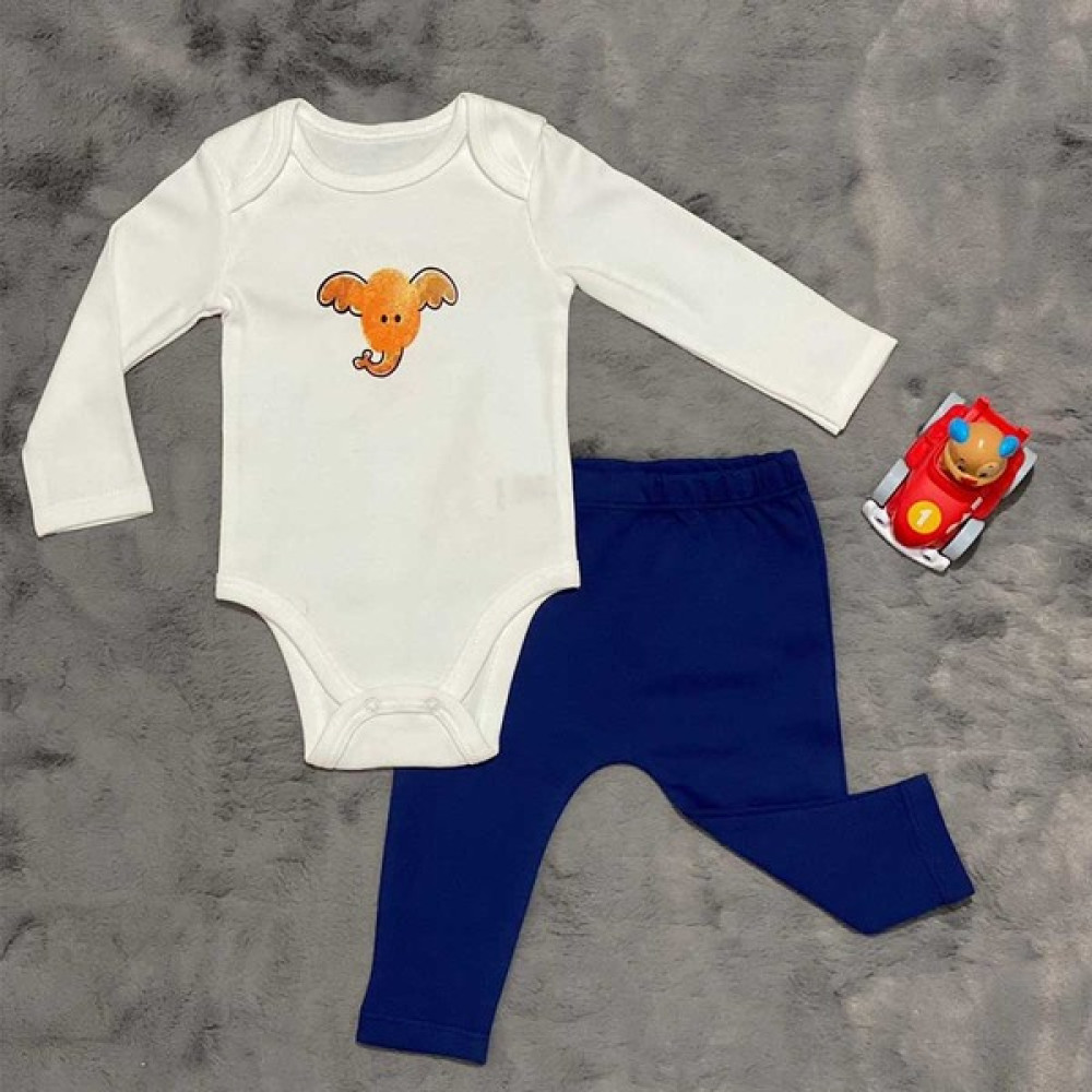 Pieros Baby 0045 Erkek Bebek 2'li Takım Bebek Giysi Takım Fiyatı