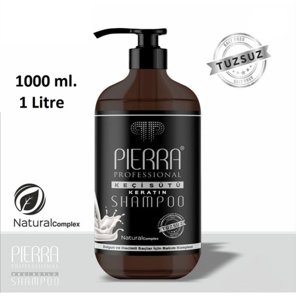 Pierra Keçi Sütü Parabensiz Sülfatsız Tuzsuz Bakım Şampuanı 1000ML - 1 Litre Şampuan ve Saç Kremi Fiyatı