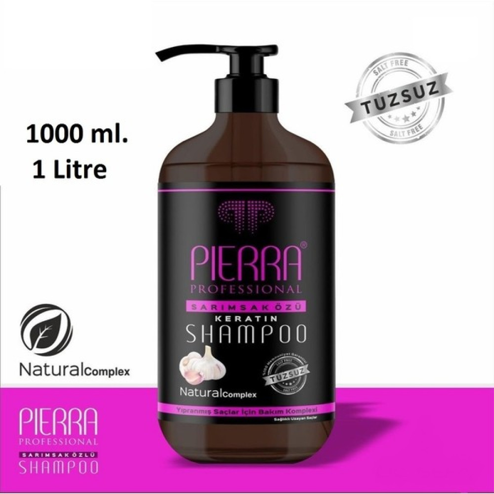 Pierra Sarımsak Özü Parabensiz Sülfatsız Tuzsuz Bakım Şampuanı 1000ML - 1 Litre Oto Boyaları Fiyatı