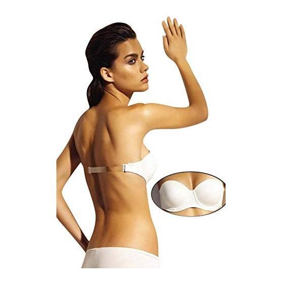 Pierre Cardin 1-6-6026 232-006026 Beyaz Destekli Straplez Tek Kadın Sütyen