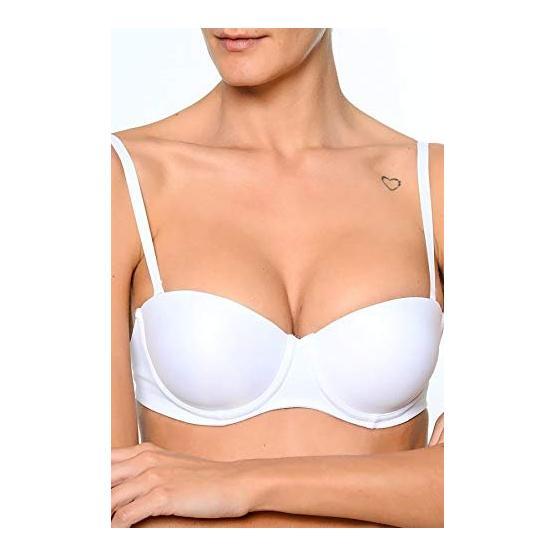 Pierre Cardin 1-6-6026 232-006026 Beyaz Destekli Straplez Tek Kadın Sütyen