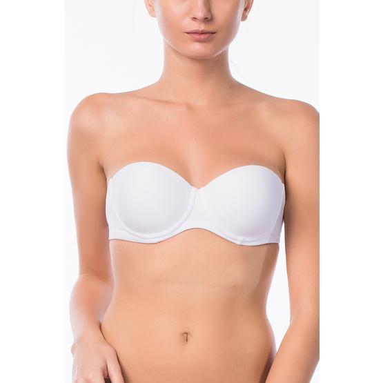 Pierre Cardin 1-6-6026 232-006026 Beyaz Destekli Straplez Tek Kadın Sütyen