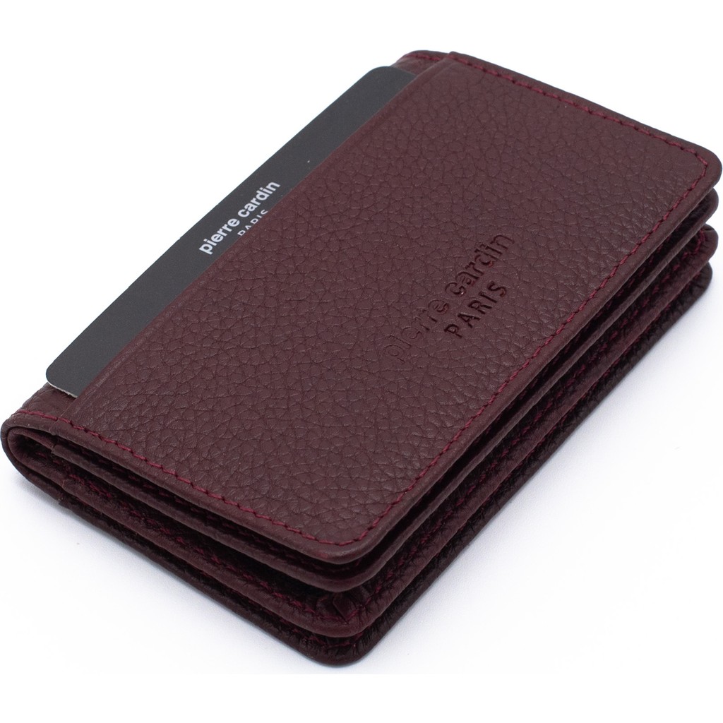 Pierre Cardin Bordo Unisex Deri Kartlık 0188B6D Erkek Kartlık Fiyatı