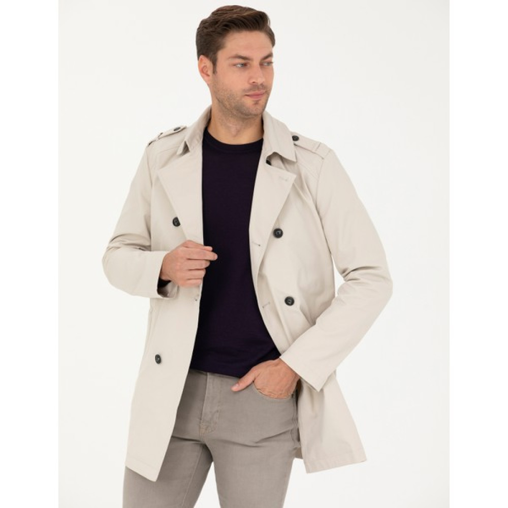 Pierre Cardin Erkek Bej Kaban 50284754-VR011 Erkek Mont Fiyatı