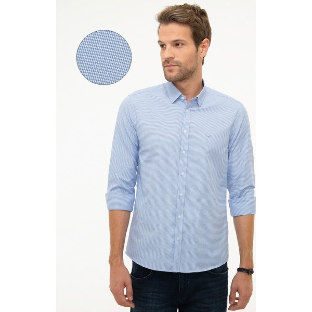 Pierre Cardin Erkek Dokuma Gömlek 50209624-Vr003 Erkek Gömlek Fiyatı