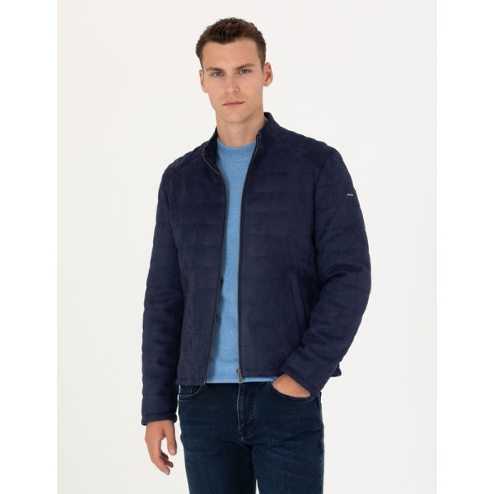 Pierre Cardin Erkek Lacivert Deri Ceket 50282843-200 Erkek Ceket Fiyatı