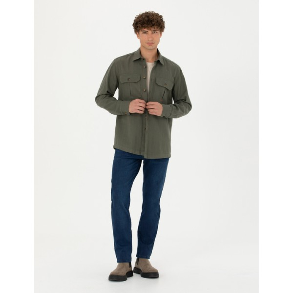 Pierre Cardin Erkek Lacivert Straight Fit Jean Pantolon 50280211 VR033 Erkek Jeans / Kot Pantolon Fiyatı