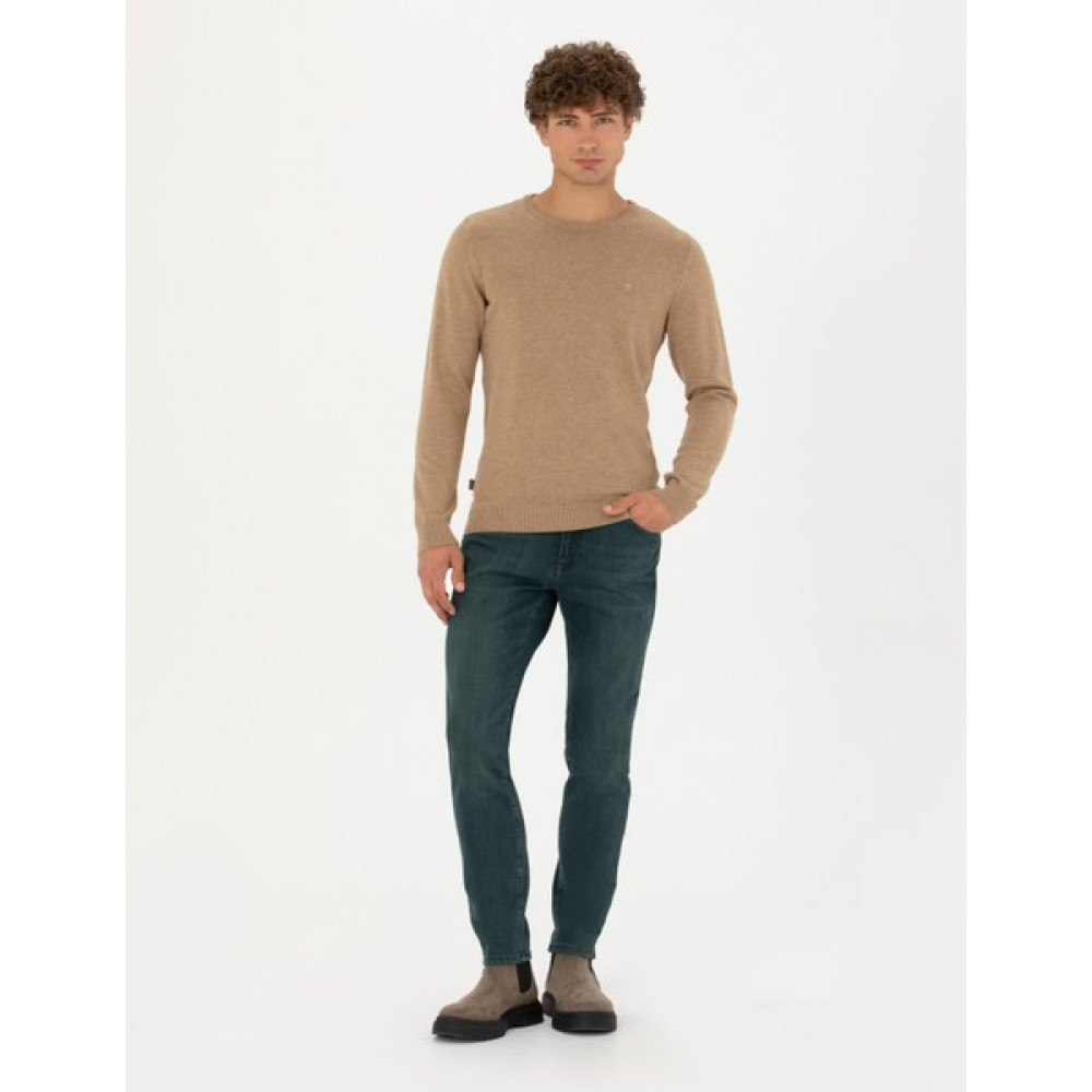 Pierre Cardin Erkek Mavi Slim Fit Jean Pantolon 50274361-VR036 Erkek Jeans / Kot Pantolon Fiyatı
