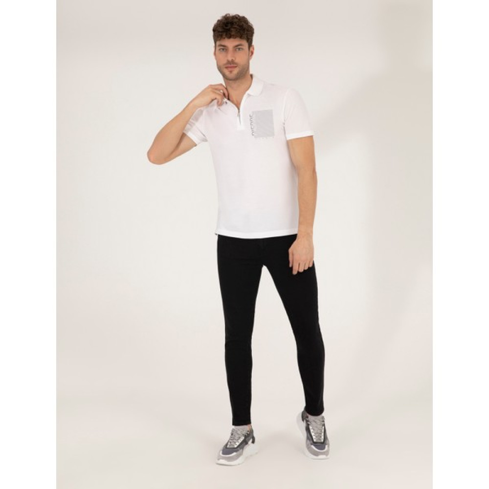 Pierre Cardin Erkek Siyah Denim Pantolon 50268909-VR046 Erkek Jeans / Kot Pantolon Fiyatı