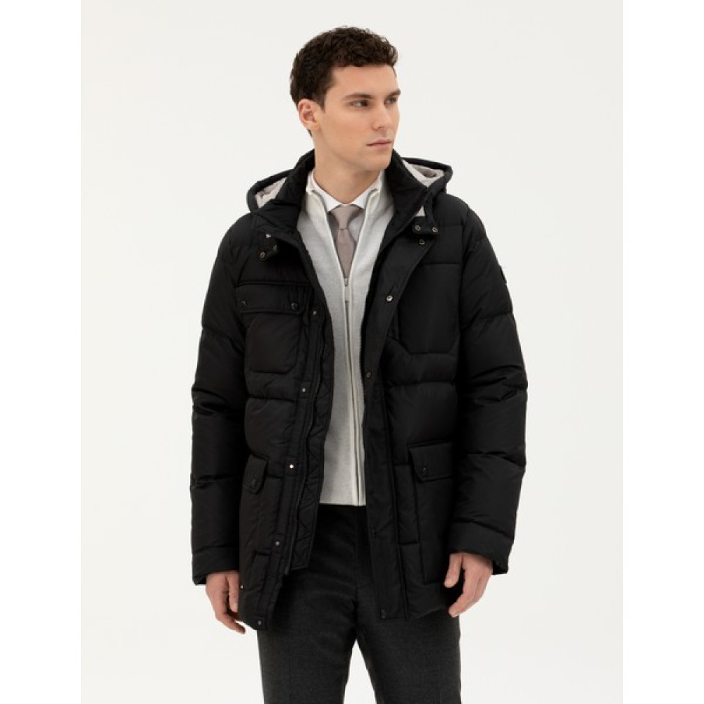 Pierre Cardin Erkek Siyah Kaban 50284704-VR046 Erkek Mont Fiyatı