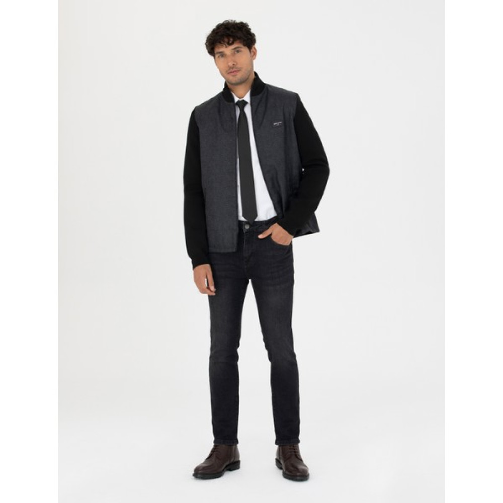 Pierre Cardin Erkek Siyah Slim Fit Jean Pantolon 50274353-VR046 Erkek Jeans / Kot Pantolon Fiyatı